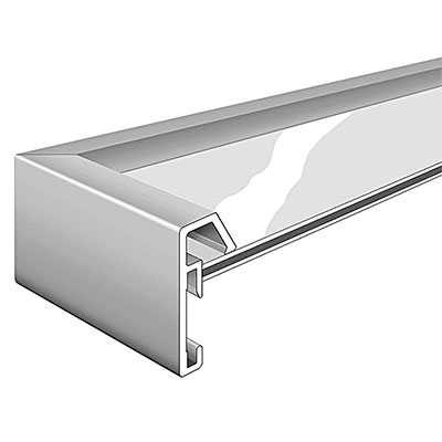 Gallery Junior Argent mat 20 x 60 cm – Image 4