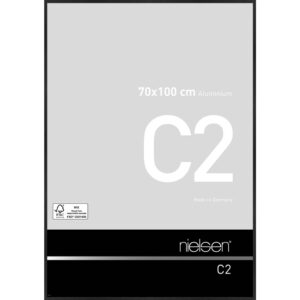 C2 Noir mat brossé 70 x 100 cm