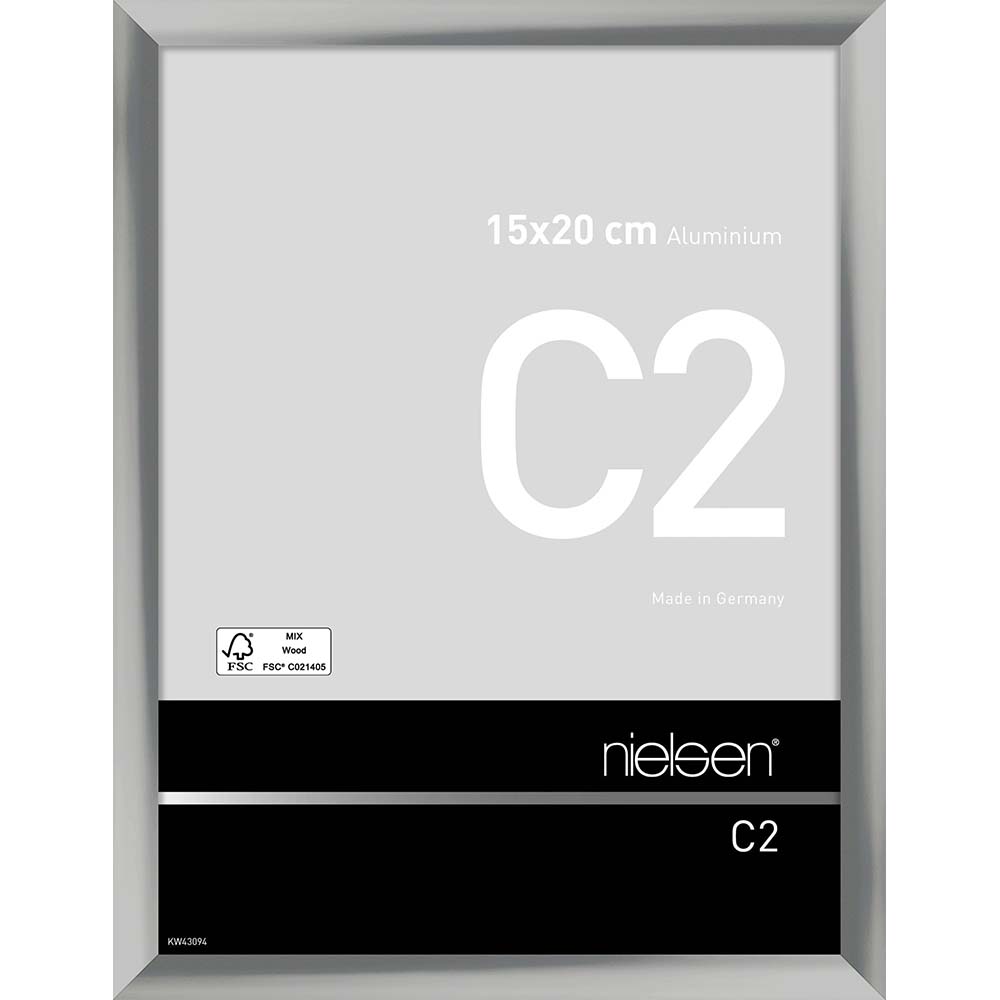 C2 Argent poli 15 x 20 cm