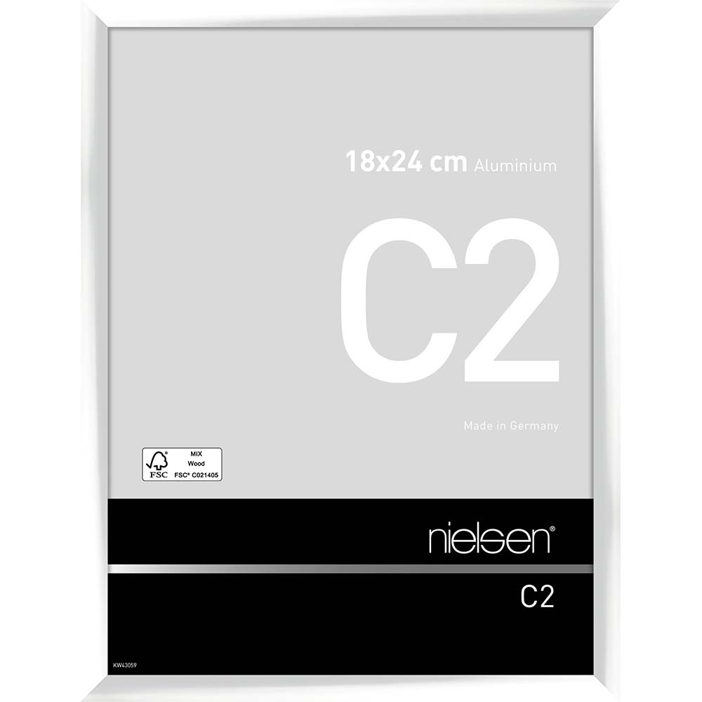 C2 Blanc brillant 18 x 24 cm