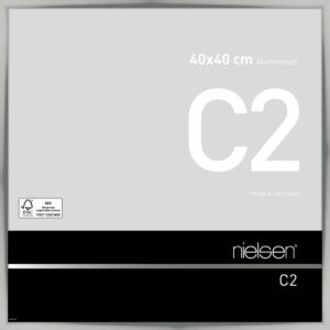 C2 Argent poli 40 x 40 cm