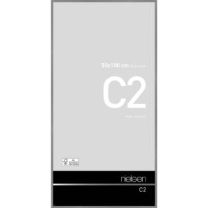 C2 Gris mat brossé 50 x 100 cm