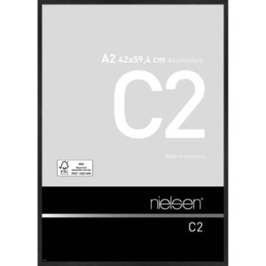 C2 Noir mat brossé 42 x 59,4 cm