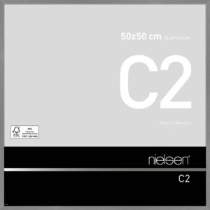 C2 Gris mat brossé 50 x 50 cm