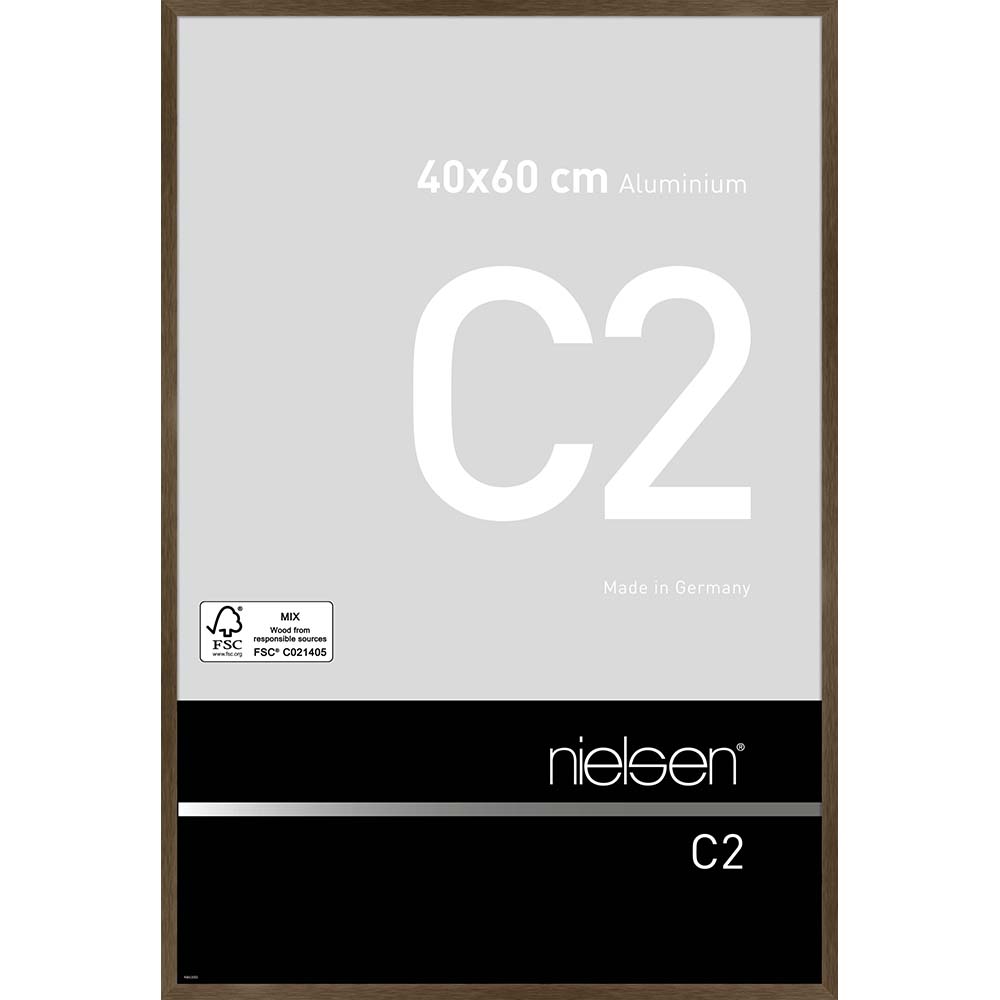 C2 Ambre mat brossé 40 x 60 cm