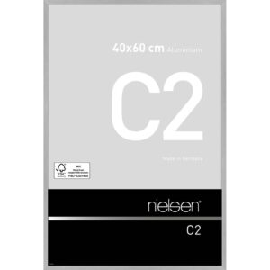 C2 Argent mat brossé 40 x 60 cm