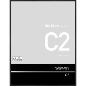 C2 Noir mat brossé 50 x 65 cm