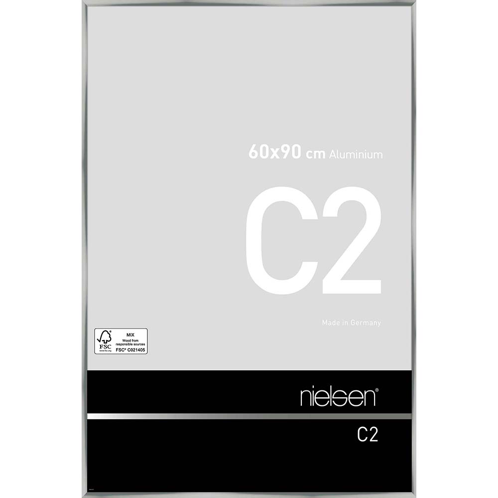 C2 Argent poli 60 x 90 cm