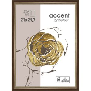 Ascott Brun foncé/Or 21 x 29,7 cm