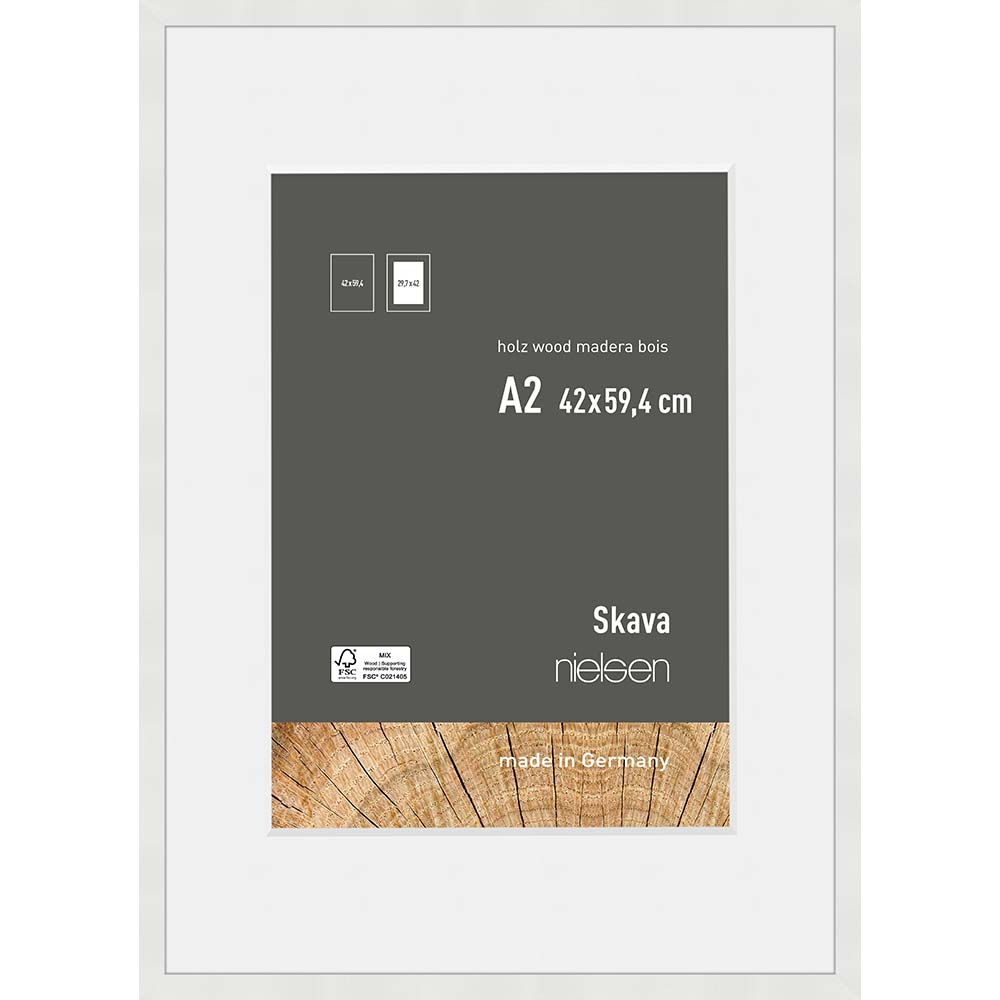 Skava 42x59.4/29.7x42 Blanc