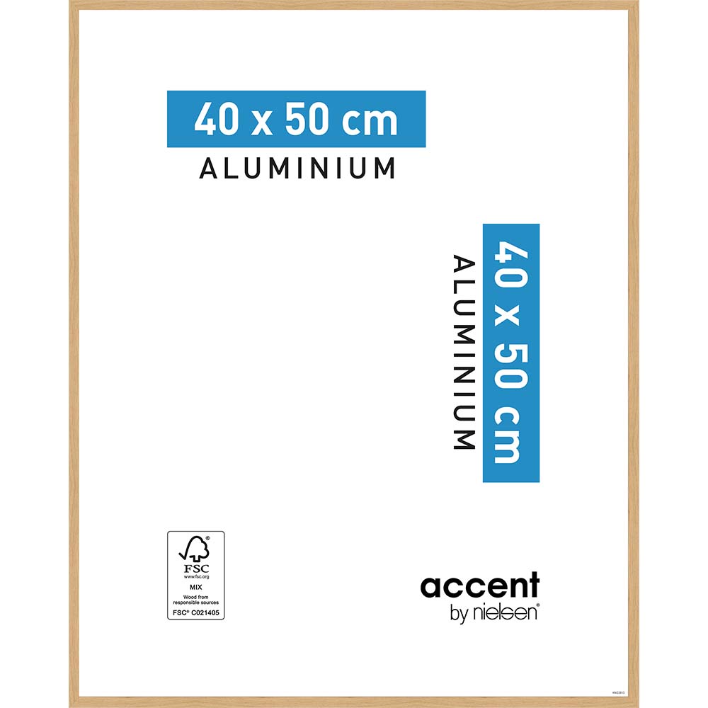 Accent Placage Chêne 40 x 50 cm