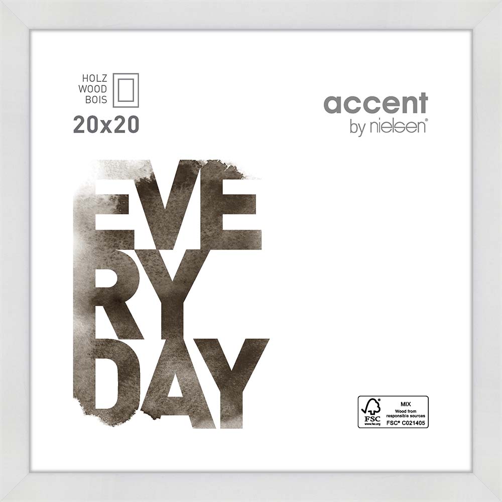 Zoom Blanc 20 x 20 cm