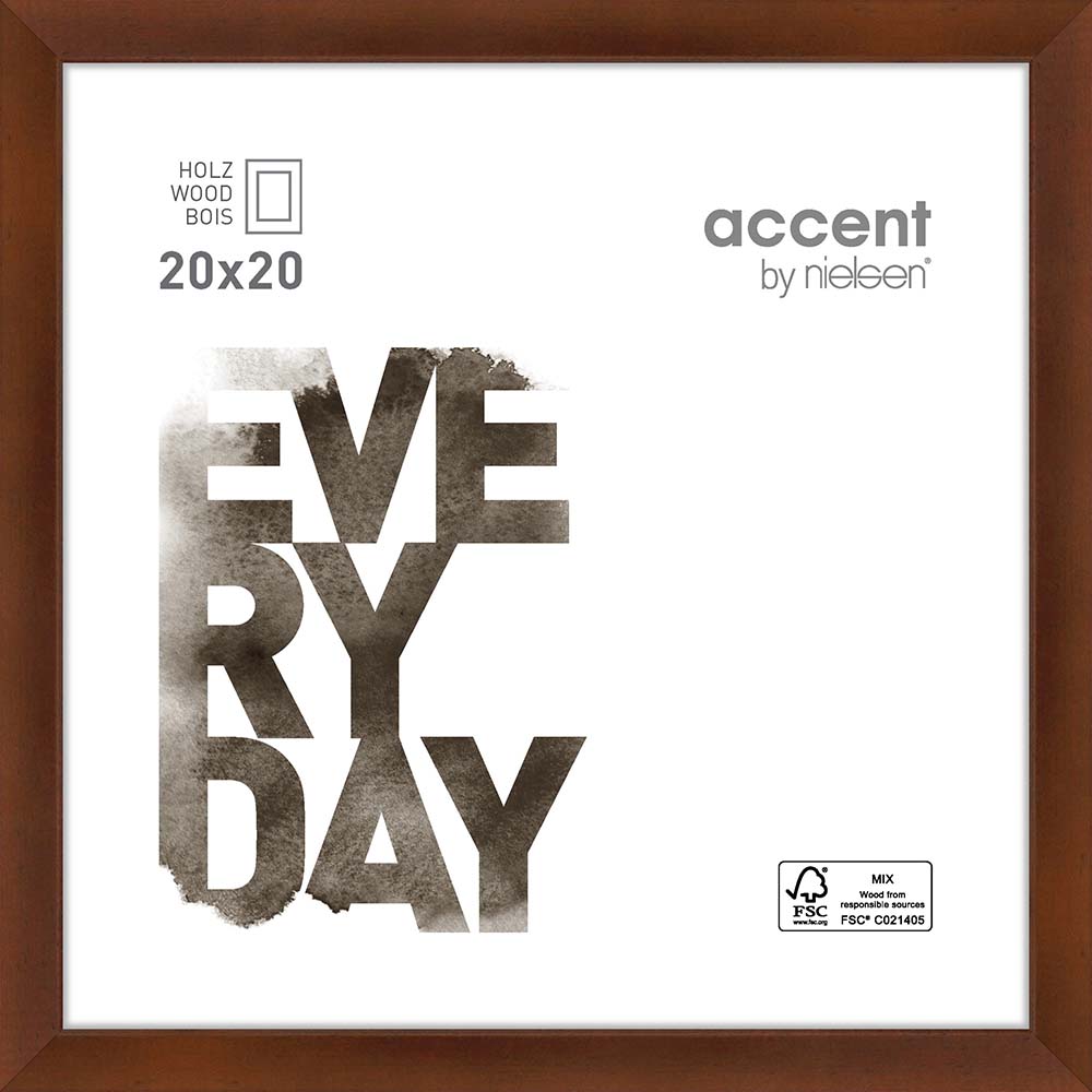 Zoom Wengé 20 x 20 cm