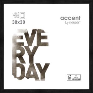 Zoom Noir 30 x 30 cm