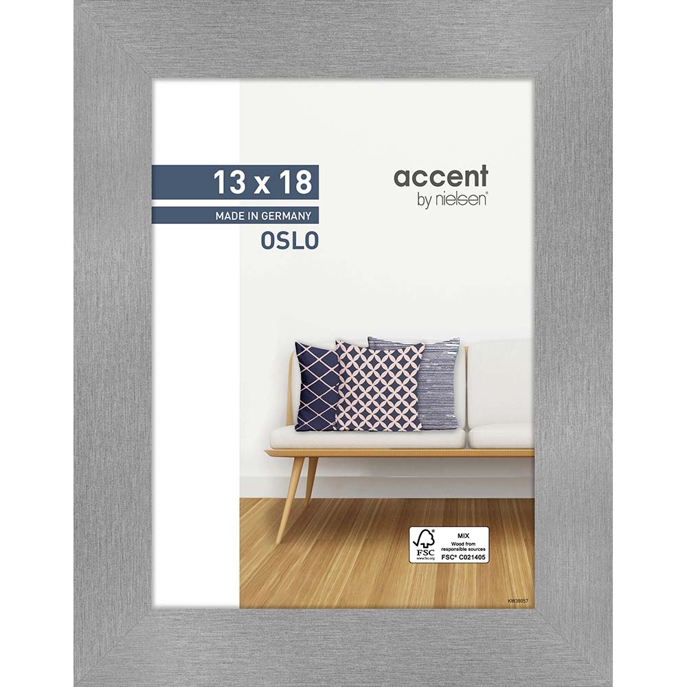 Oslo Argent 13 x 18 cm