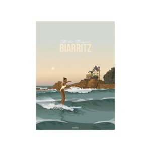 SURFEUSE VILLA BELZA BIARRITZ - 50X70CM