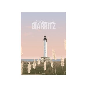 PHARE DE BIARRITZ - 30X40CM