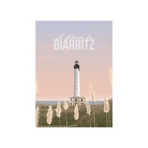 PHARE DE BIARRITZ - 50X70CM